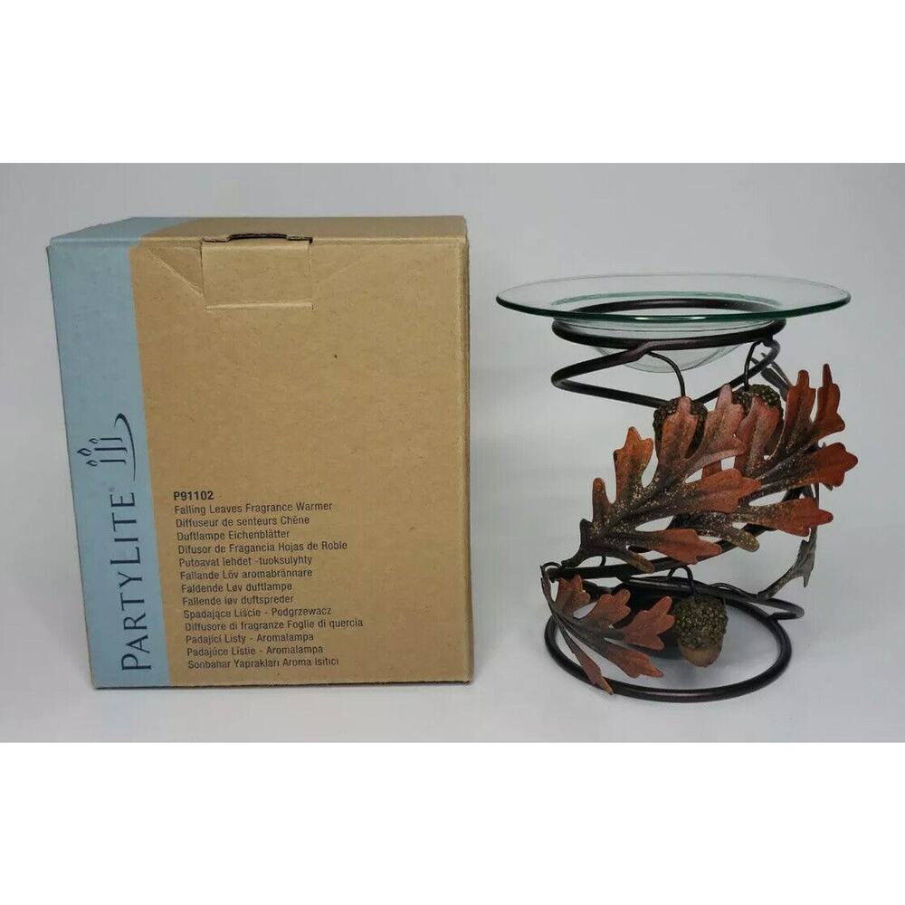 PartyLite Fragrance Warmer Falling Leaves New‎ in Box P18A/P91102